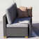 132.08cm Wide Outdoor Loveseat with Cushions
