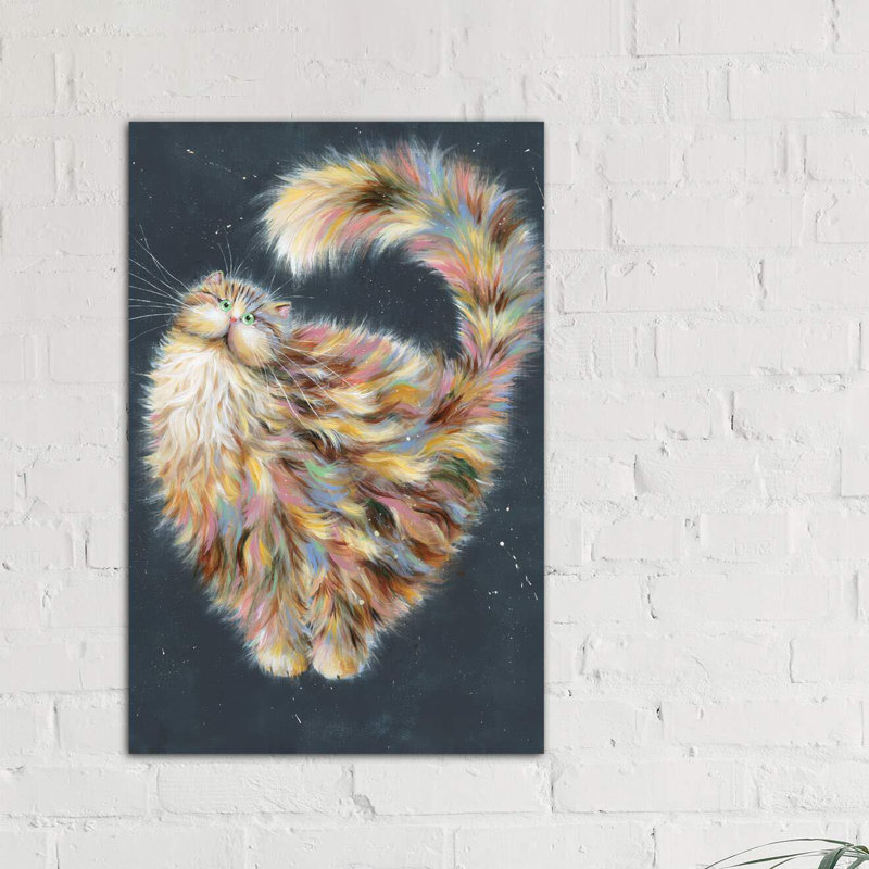 Patapoufette par Kim Haskins-impression d’art graphique, H 26 po x l 18 po x P 1,5 po, Toile tendue