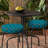 Decorative Indoor Outdoor Waterproof Round Cushion Cover, Patio Bar Stool UV Resistant Seat Cover-2136367002