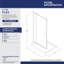 Porte de douche pivotante semi-sans cadre 60 "x 74,75" Flex-29345736-29345739