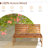 Rosettia Solid Wood Acacia Outdoor Bench