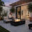 Concrete Propane Gas Fire Pit Table