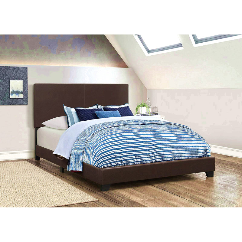Brown Full Panel Bed, Full, Brown