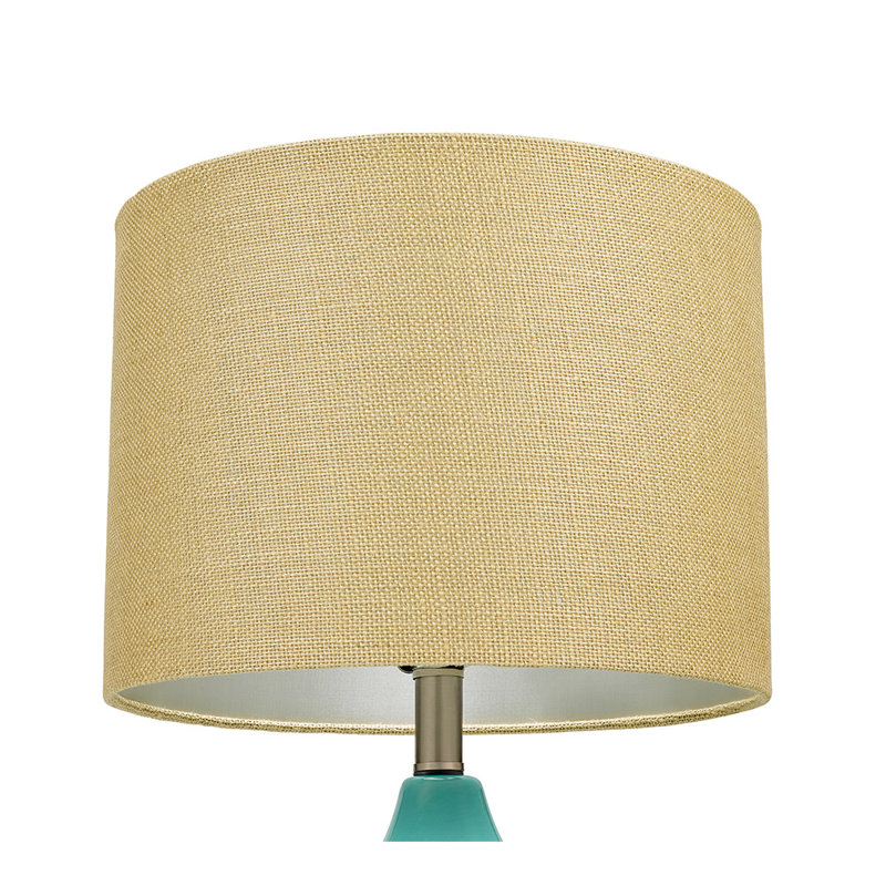 Josler Ceramic Table Lamp, Spa Blue