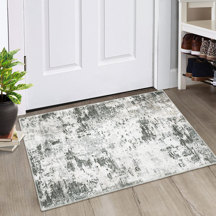Coudery Washable Abstract Indoor Rug