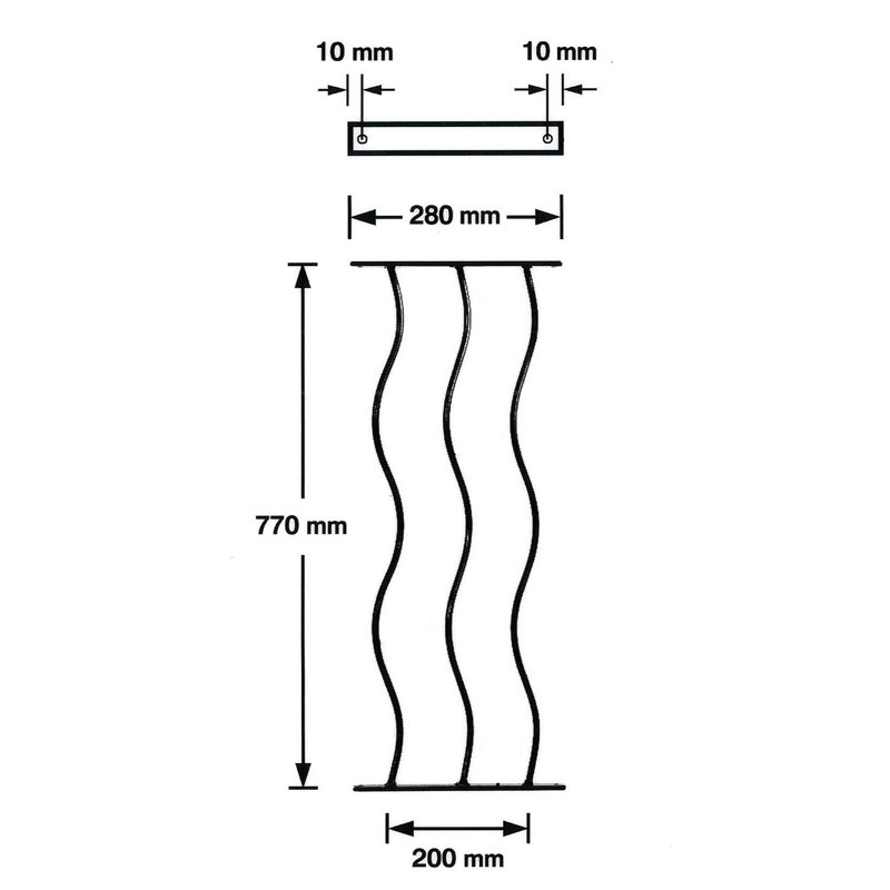 Ashantie Metal Decking Fence Panel 77cm H x 28cm W, Silver