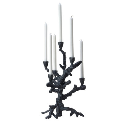 Porte-bougie Alfrida graphite