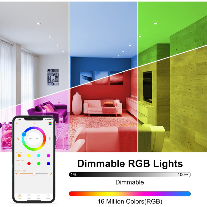 Dimmable LED Canless Recessed Lighting Kit
