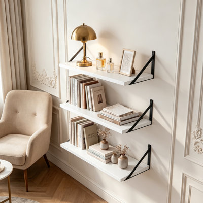 Solid Wood Floating Shelf