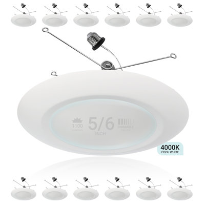 6'' Ultra Slim New Construction LED Canless Recessed Lighting Kit