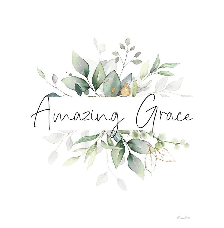 Lark Manor Ball, Susan, reproduction d'art sur toile tendue: Amazing Grace, H 18 po x l 15 po