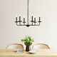 Baltray 6 Light Metal Dimmable Chandelier