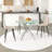 Karista Round Glass Top Dining Table