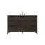 Meuble-lavabo simple 54 po en chêne chocolat-588349403-588349404