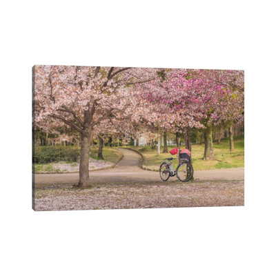 Spring in Japan X 1 Piece Wrapped Canvas Painting