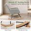 Chaise berçante de chambre de bébé, chaise berçante berçante rembourrée Teddy-971347950