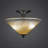 Semi-Flush 2 Bulbs With 16" Crystal Glass-32465468-32465472