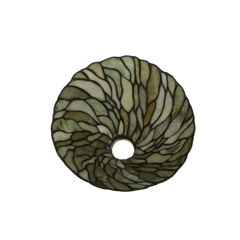 12" Wide Willow Jadestone Shade
