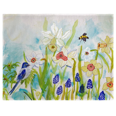 Ollis Polyester Floral Rectangle Placemat