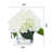 Faux Silk Hydrangea Arrangement in Vase-1957438894
