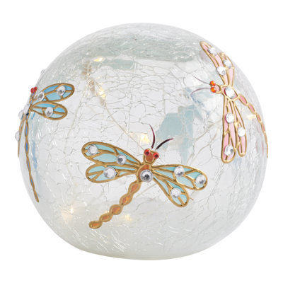 4.4"H Dancing Dragonflies Mini Orb Lighting