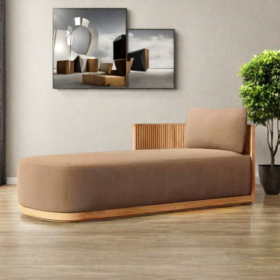 Chaise longue en teck de haute qualité