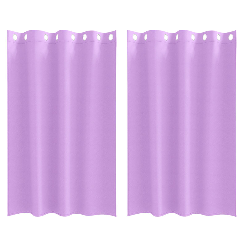 Tacorian Curtain Pair, 140cm Width x 175cm Drop, Purple