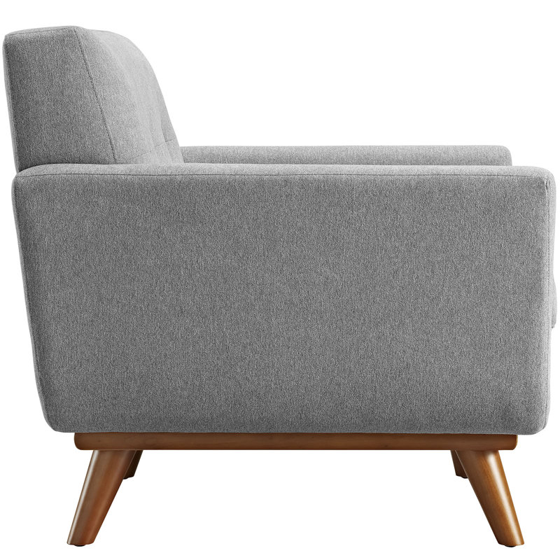 Engage 2 Piece Sectional Sofa, Gray Performance Velvet