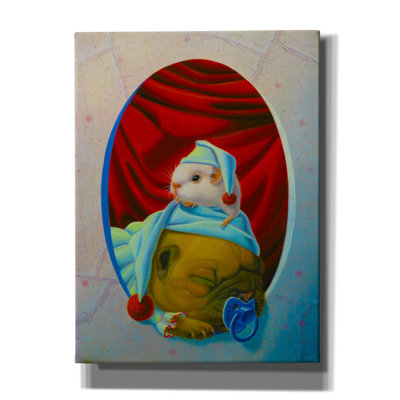 Trinx 'Snooze' by Valery Vecu Quitard, Canvas Wall Art