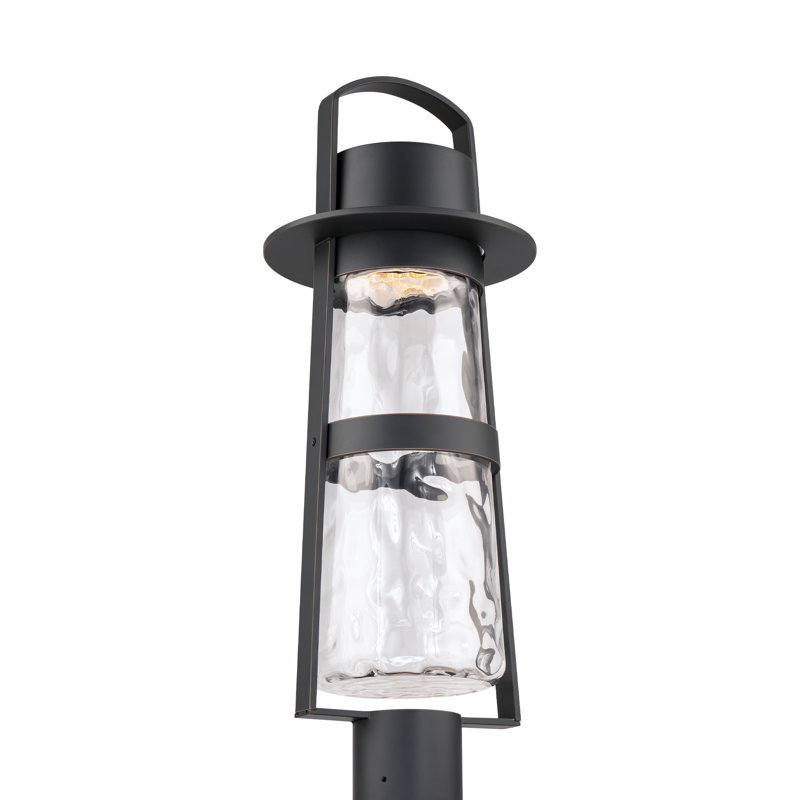Lampadaire d'extérieur à DEL à intensité variable Balthus, température de couleur 3000K, Bronze frotté à l'huile