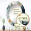 Azzura - Miroir mural moderne ovale-402023726