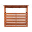 Duque 69'' W x 29'' D Solid Wood Log Store