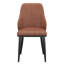 Chaise d'appoint rembourrée en tissu Leonikos