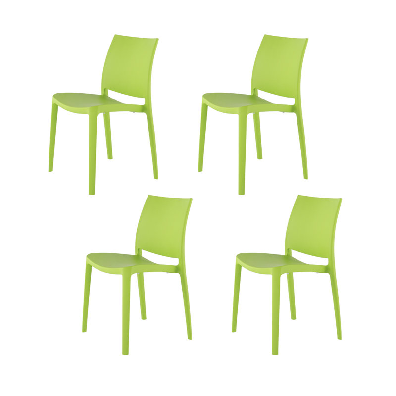 Chaise de salle à manger empilable Sensilla, Vert