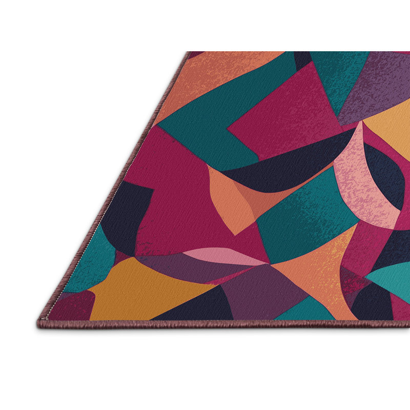 Spectrum Maze Rug, Square 3'