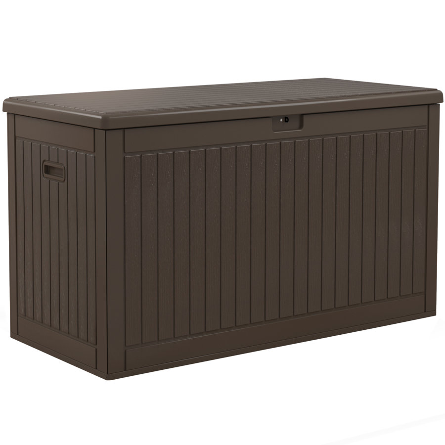Balconera 260 Gallons Water Resistant Resin Lockable Deck Box