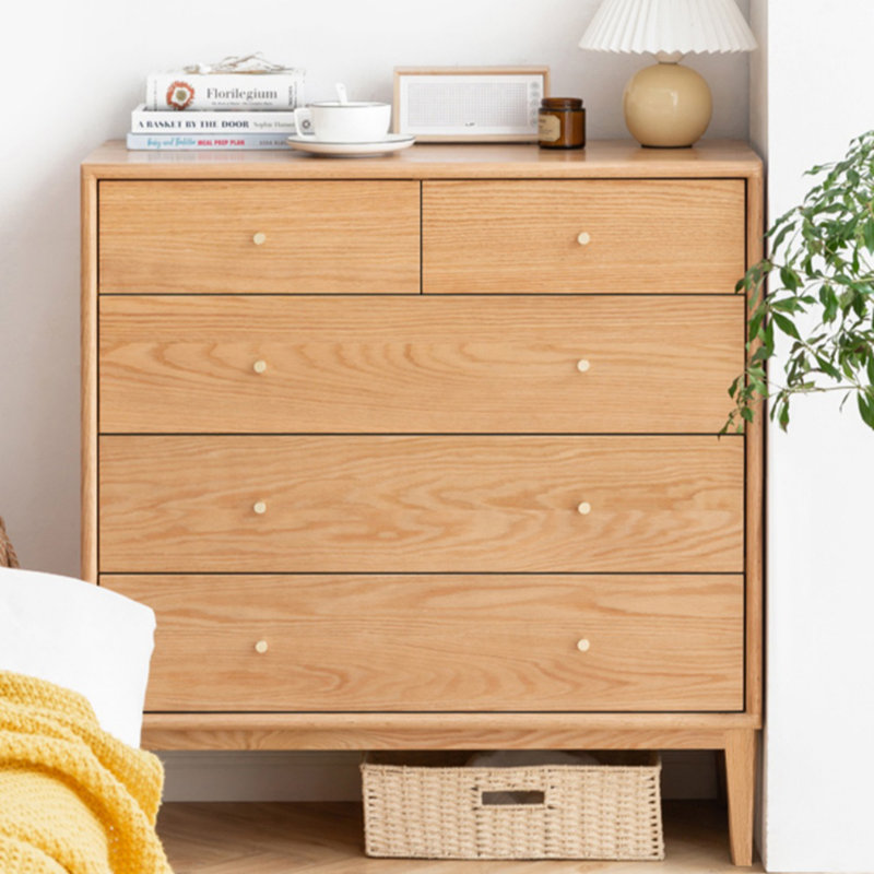 Commode d'appoint moderne en bois massif