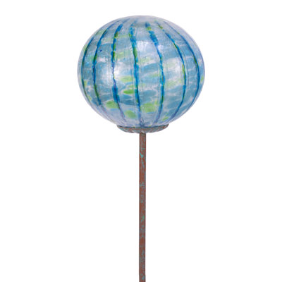 Handblown Glass No Subject Garden Stake