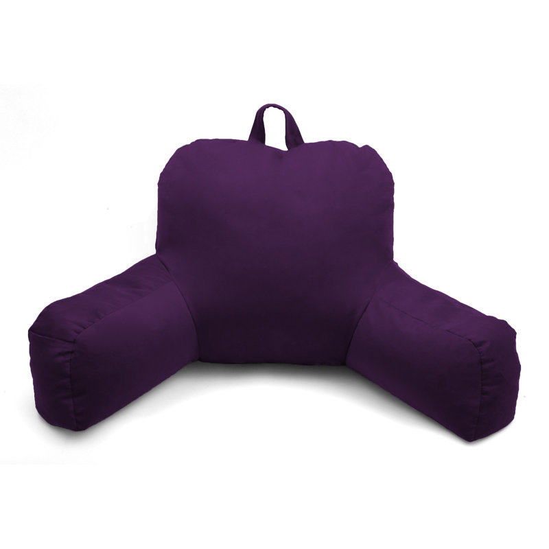 Coussin en microsuède, Mauve