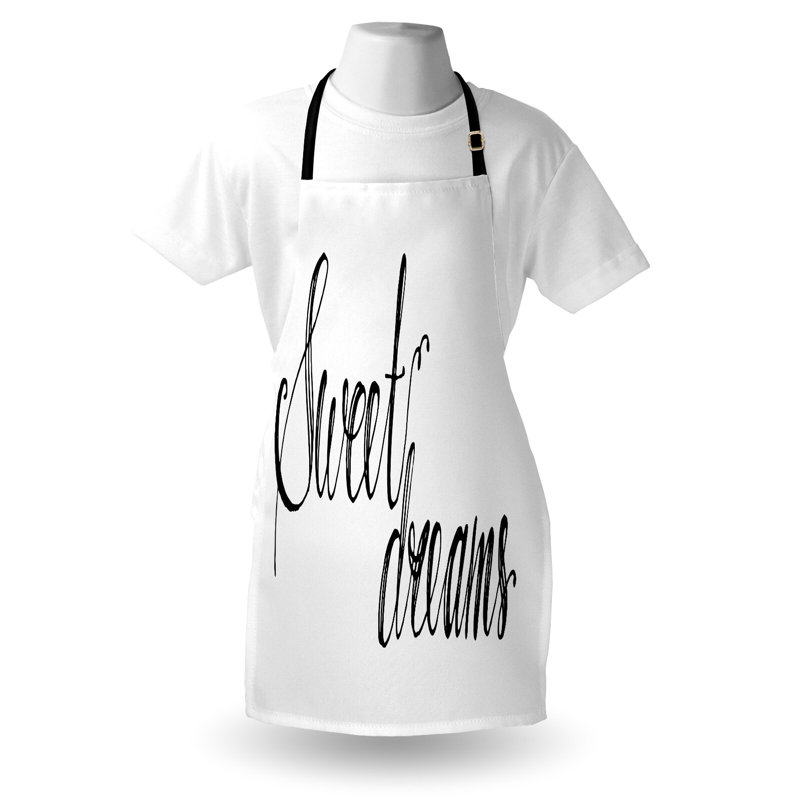 No Pattern Bib Apron