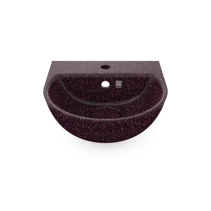 Soft40 15.75'' L Bathroom Sink, Berry