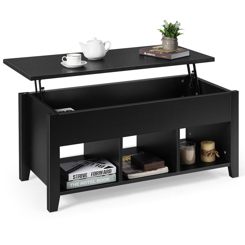 Table basse Alitzel, Noir