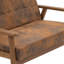 Petit canapé moderne, causeuse rembourrée, causeuse confortable-277993822