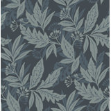 Anita Teal Woodland Floral Wallpaper