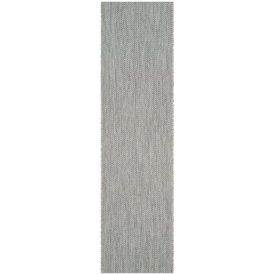 Autianna Grey/Navy Indoor/Outdoor Rug