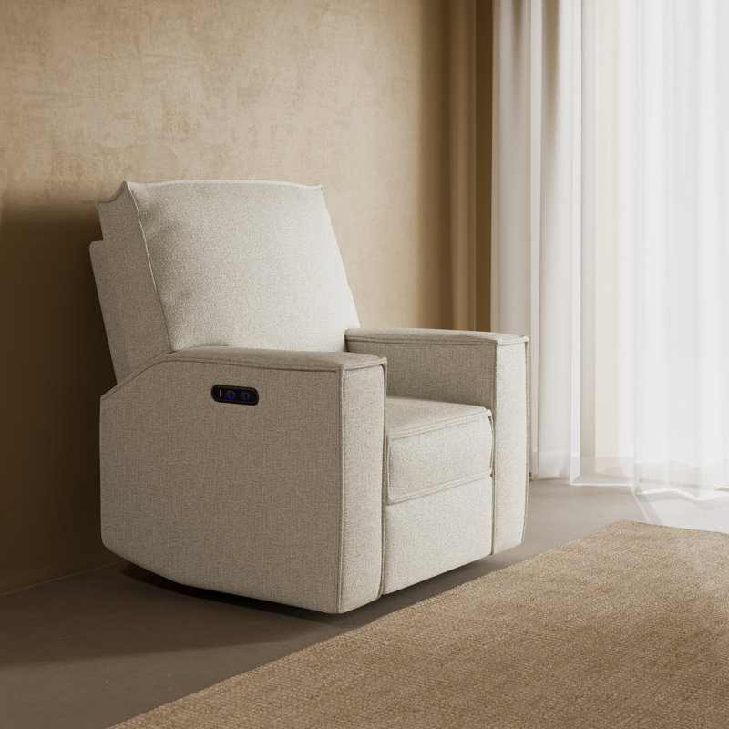 Fauteuil inclinable et pivotant Texas Nursery, Dune Basketweave