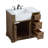 Pardue 36'' Single Bathroom Vanity with Marble Top-163380717
