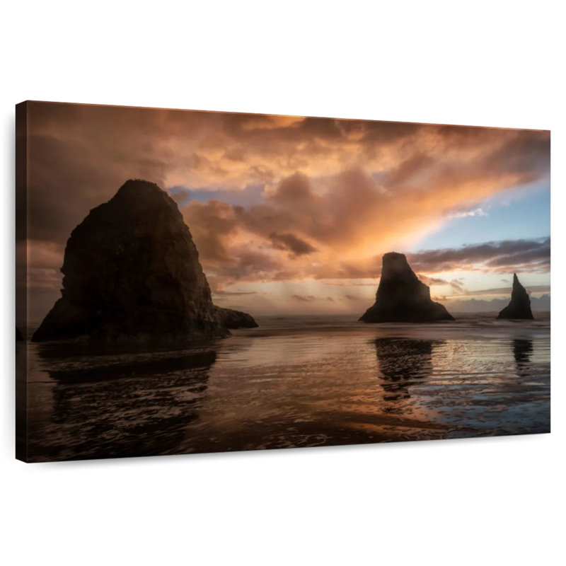 Coucher de soleil Gillard, H 24 po x l 36 po