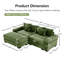 Canapé modulaire surdimensionné en L surdimensionné en tissu velours côtelé-398724717-369964132-369964137