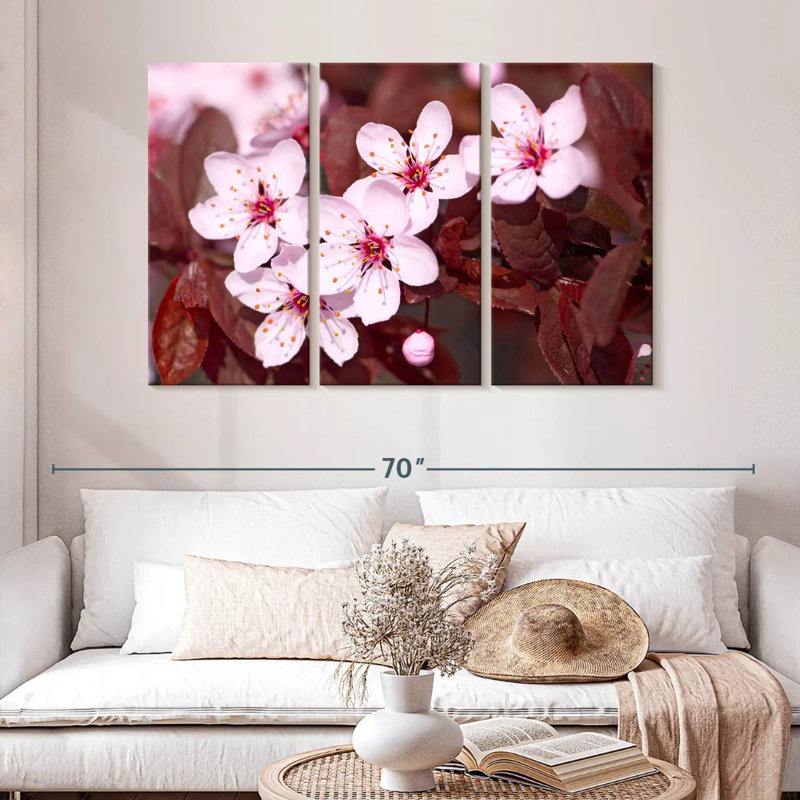 Fleurs de cerisier japonais Harnek, H 32 po x l 50 po